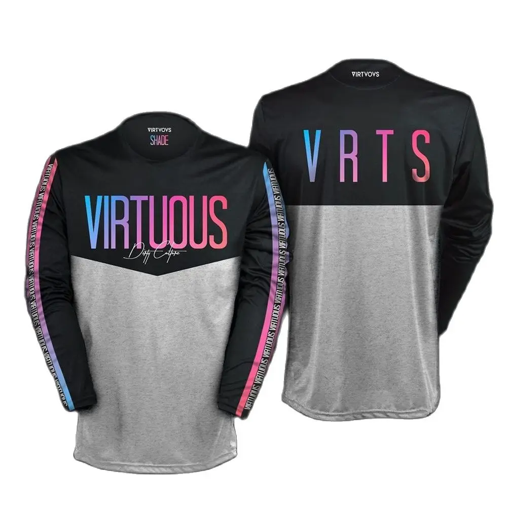 

Virtuous Vrts Mtb Motocross Jersey Bicycle Bmx Mountain Downhill Bike Clothing Enduro Racing Shirt Breathable Cycling Jerseys Dh