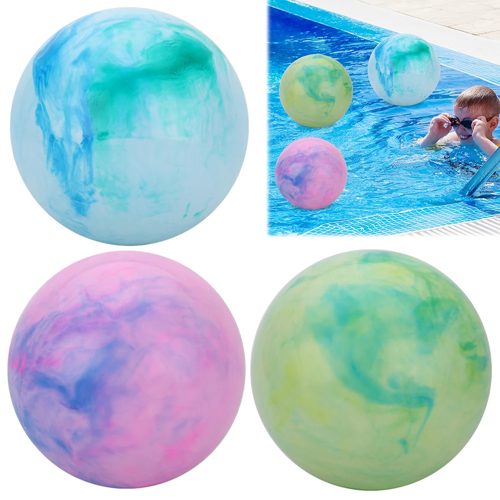 Надувные Пляжные Мячи С Мраморным Принтом 3 Шт. Красочные 30 См Водные Шары Из ПВХ