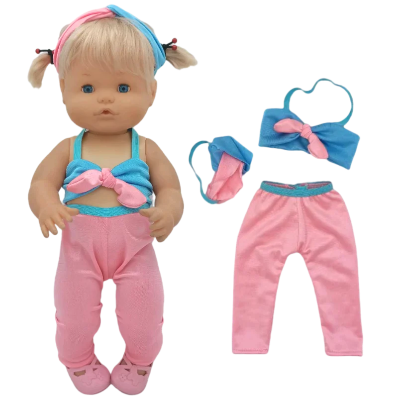 Кукольное платье для новорожденных 40 см Nenuco Ropa Y Su Hermanita подарок девочки кукольная
