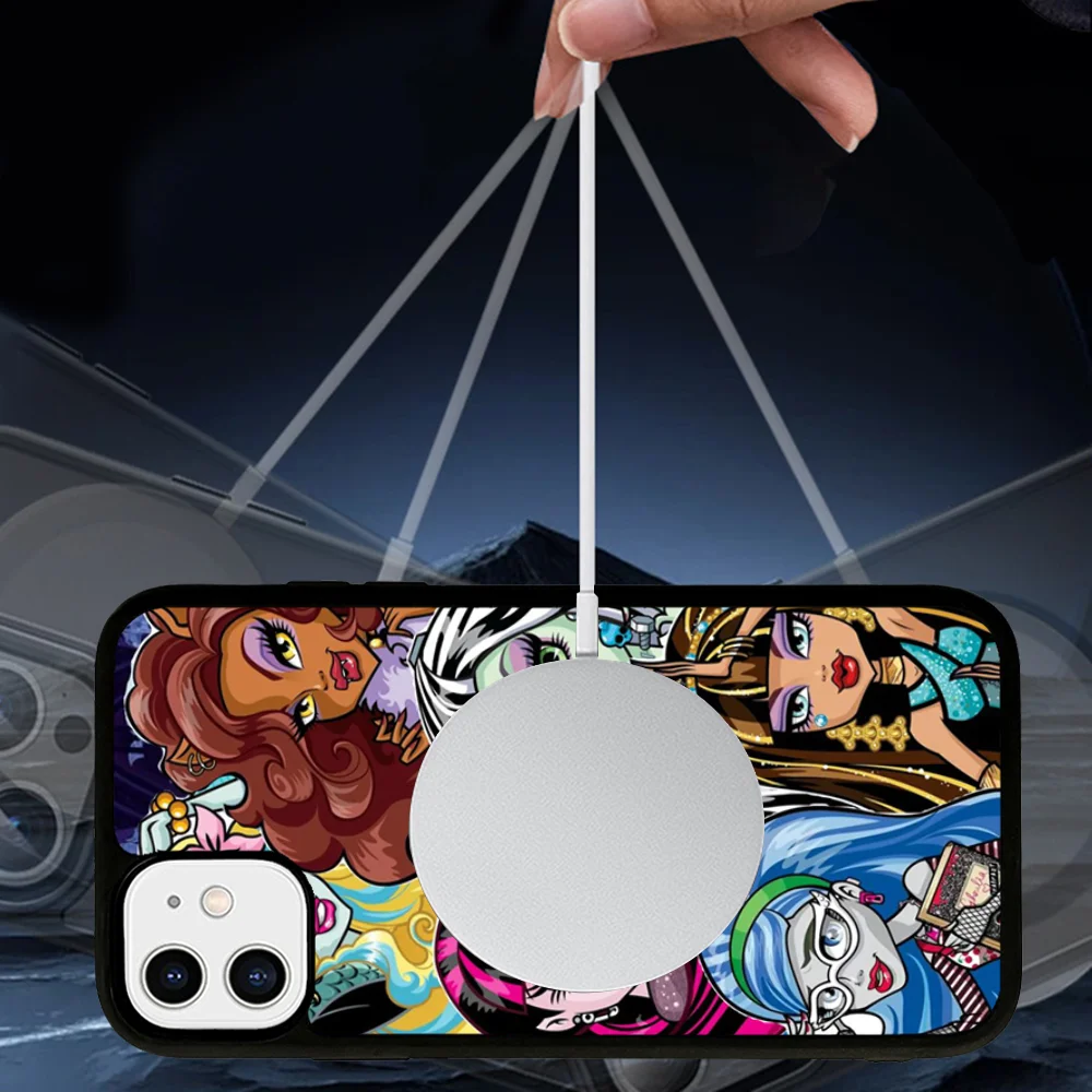 Чехол для телефона M-Monsters H-High с аниме Magesafe магнитный чехол беспроводной зарядкой