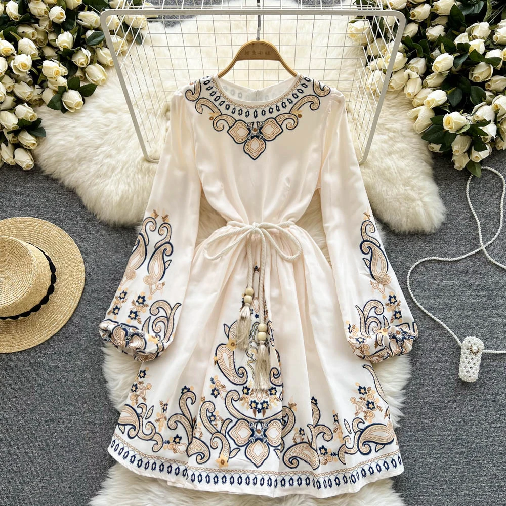 

Женское шифоновое платье-пуловер Aibeautyer, повседневное облегающее ТРАПЕЦИЕВИДНОЕ ПЛАТЬЕ до середины икры с цветочным принтом и круглым выре...