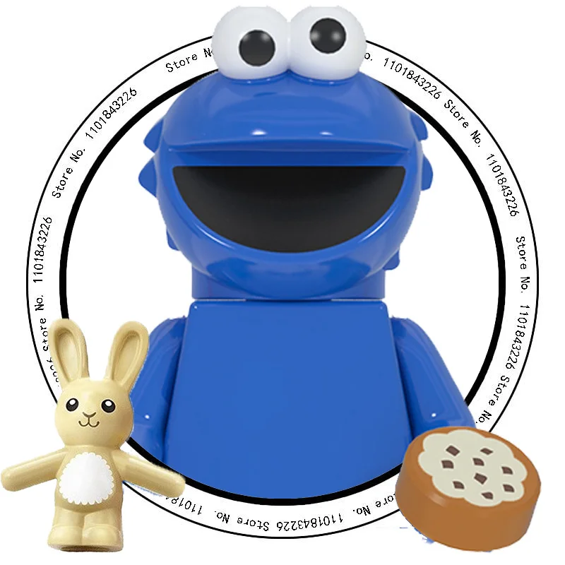 Лидер продаж 2024 игрушки LG1003 конструктор Улица Сезам миниатюрные фигурки