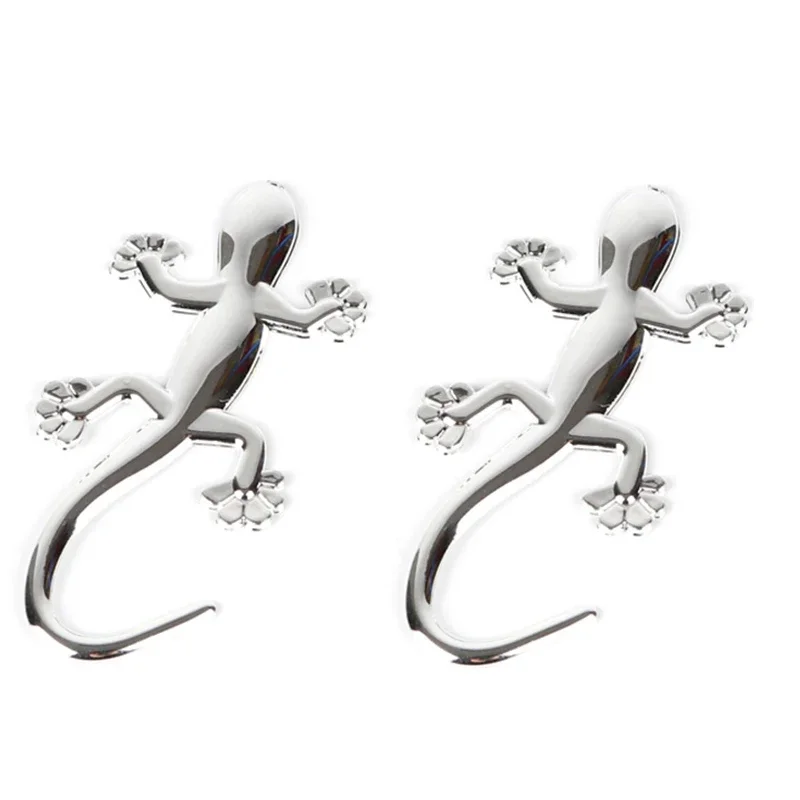 

Наклейка на автомобиль в виде ящерицы геккона, 3D металлическая эмблема, значок автомобиля, мотоцикла, наклейка, наклейки, украшение в виде животных, автоаксессуары