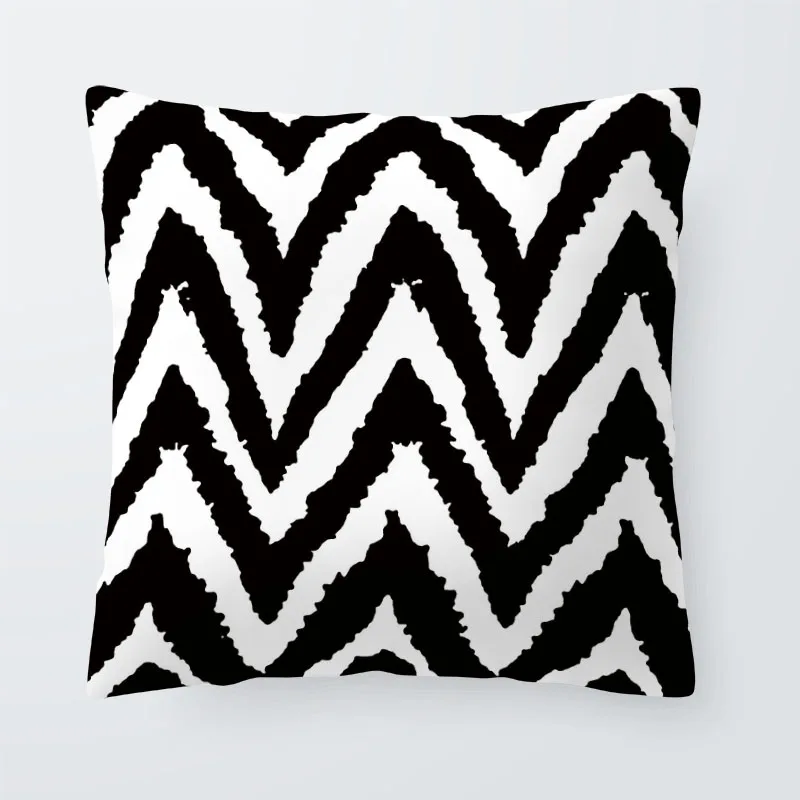 Наволочка в нордическом стиле аксессуары для вечерние подушка виде зебры