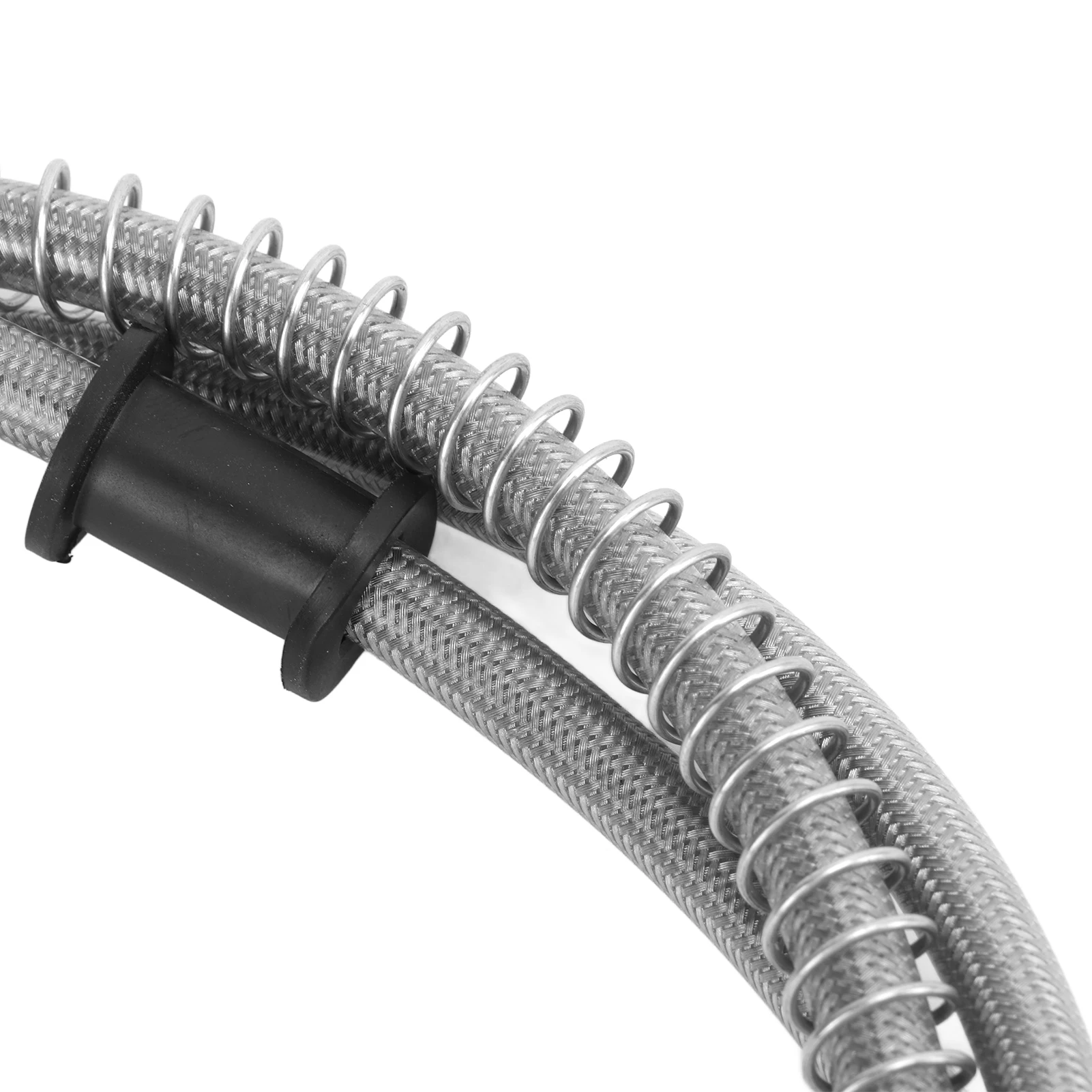 150 см/59 1 дюйма тормозная линия для мотоцикла серебряная сталь ПВХ теплоизоляция