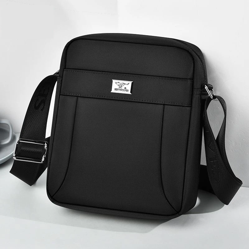 Septwolves Shoulder Bag Men's Bag messenger bag high-capacity waterproof  satchel bags for men Business Brand Shoulder Bag