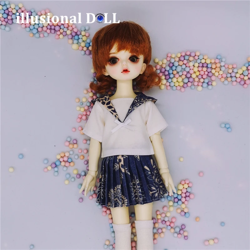 

Мода 1/6 1/8 тонкая шарнирная кукла JK униформа Одежда для 6 8 точек шарнирная кукла ежедневный набор