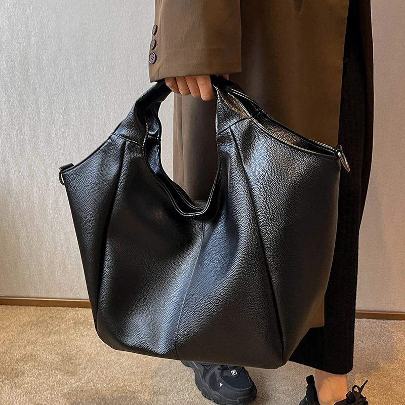 

Large Capacity Women Pu Leather Handbags High Quality Ladies Shoulder Travel Bag Fashion Casual Female Tote Messenger Bags New