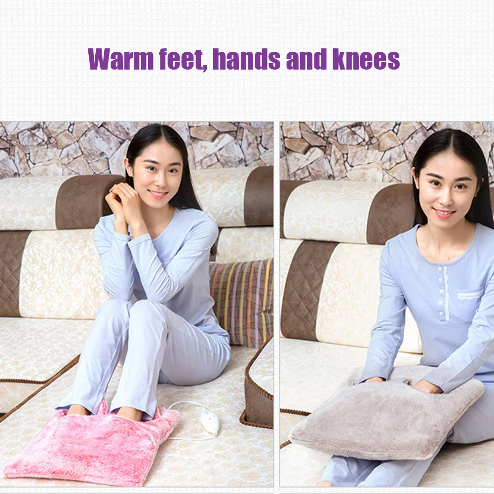 

Многофункциональные тапочки с подогревом, удобная электрическая подушка для ног, моющиеся, постоянная температура, для дома и офиса, зима