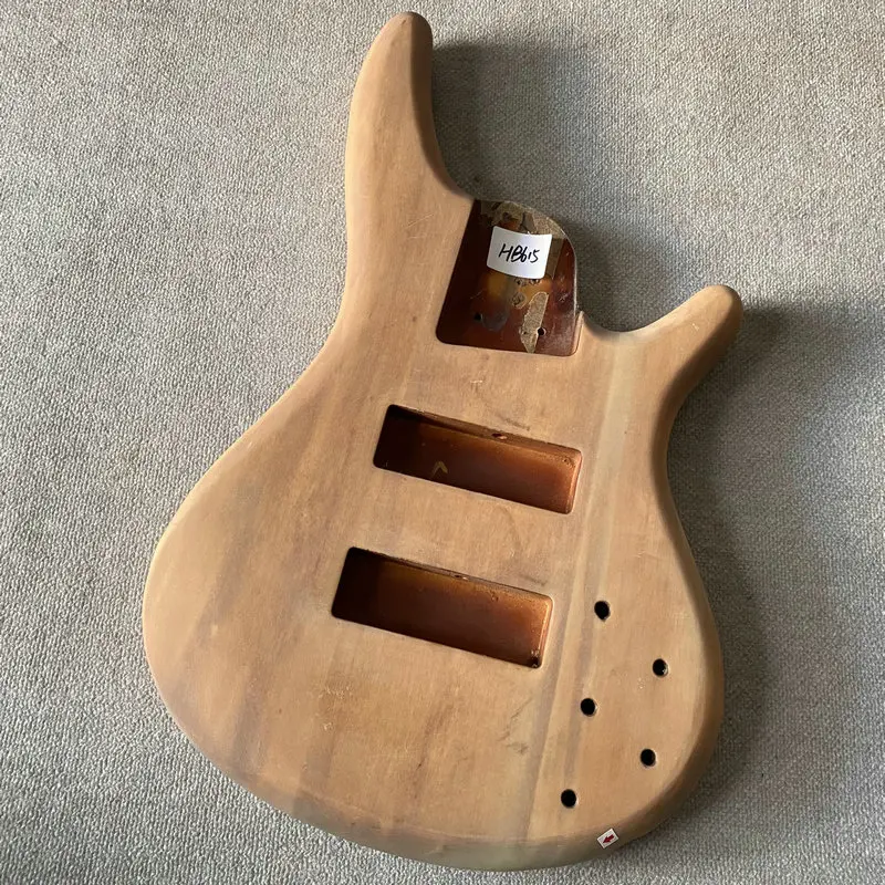 Активные пикапы HB615 необработанные басы корпус из твердой красной древесины