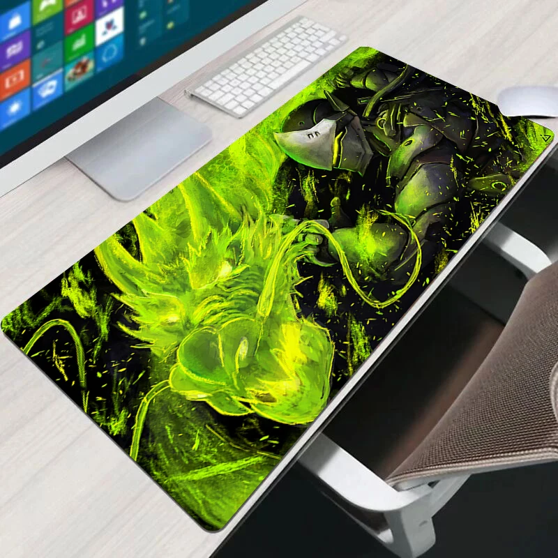 

Коврик для мыши Mausepad Overwatch, игровой коврик для ПК, милый, размер Xxl, для клавиатуры, ноутбука, аксессуары для компьютера, аниме