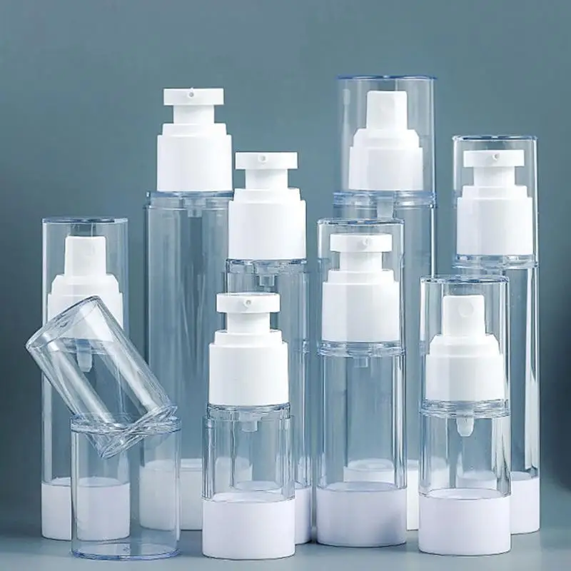 

15-100ml Travel Spray Lotion Bottle Empty Serum Vacuum Pump Bottles Portable Facial Cream Airless Cosmetics Spray Sub-Bottling