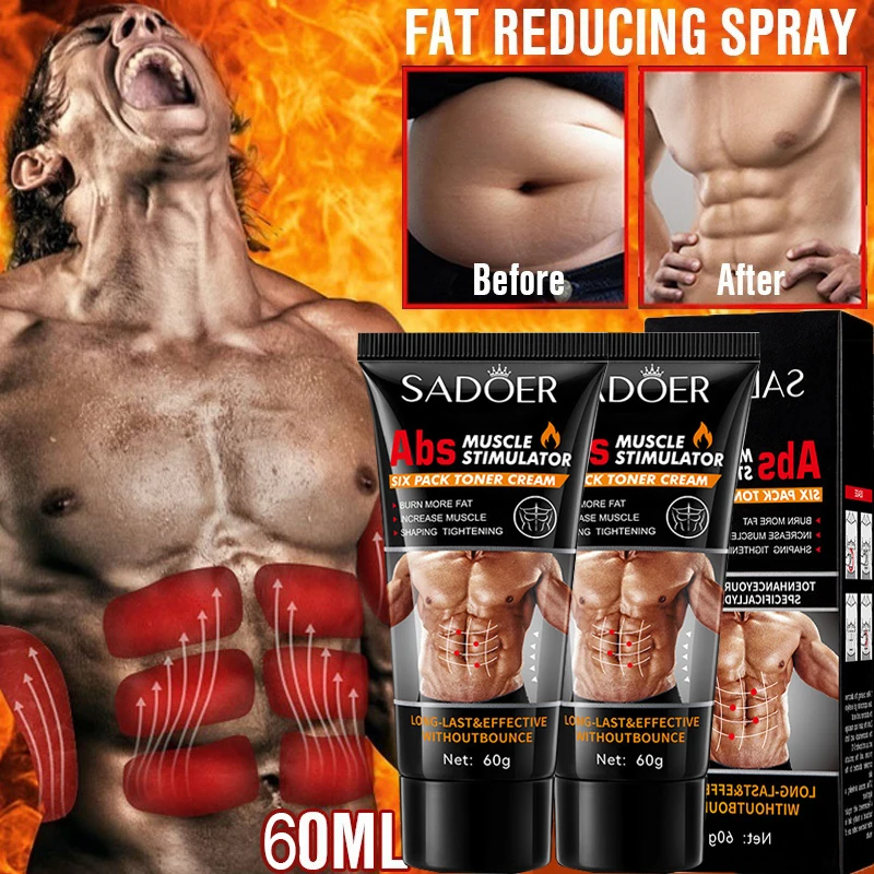 

Men Slimming Weight Loss Abdominal Muscles Massage Cream Cellulite Firming Remove Tummy Fat Shaping Waist Abdomen Body Care 60g