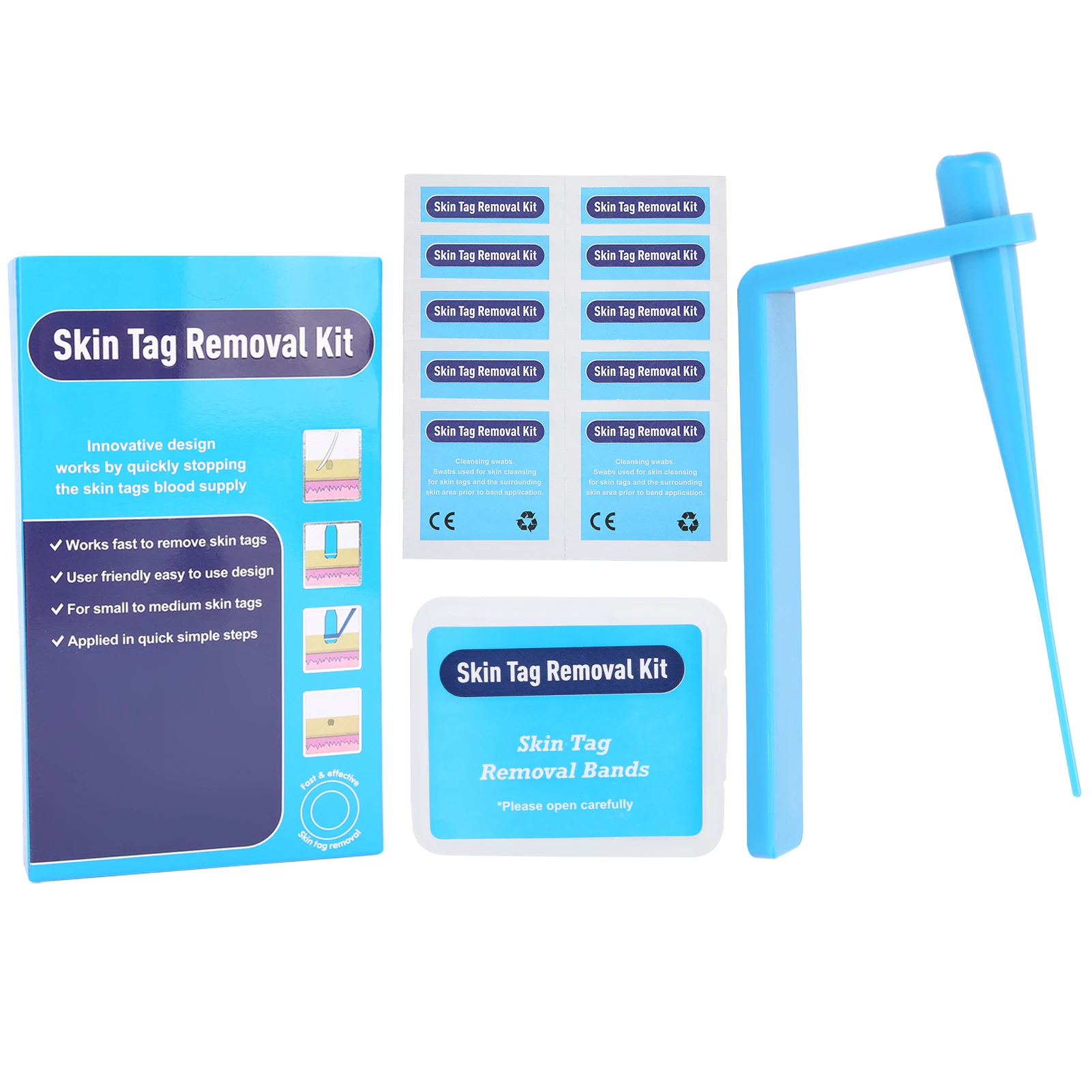 

Skin Tag Removal Kit Safe Body Neck Face Finger Mole Wart Skin Tags Removal Tools Care