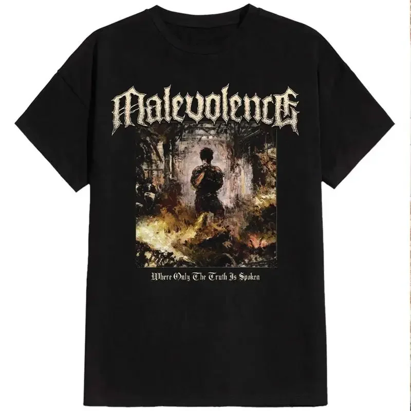 Фото Винтажная футболка группы Malevolence для концертов, размеры S-235XL, артикул 9D79 №1