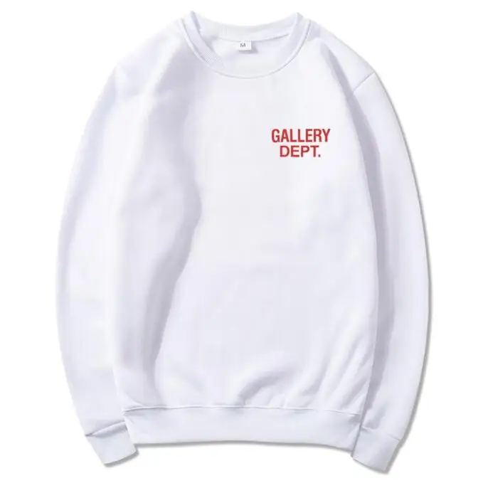 

Новинка 2023, модная Толстовка W7 GALLERY DEPT, мужские толстовки в стиле ретро, свитшот, унисекс, Женский свитшот с круглым вырезом