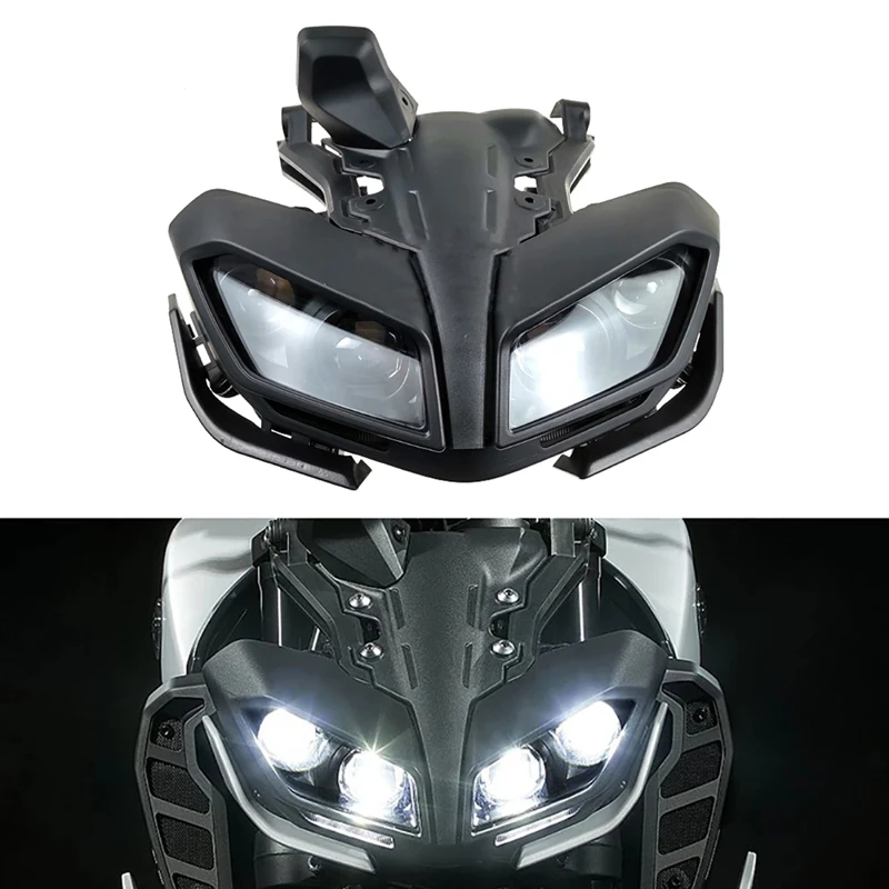 

Комплект автомобильных фар в сборе, Кронштейн подходит для YAMAHA MT09 MT-09 2017 - 2020 2018 2019 FZ09 17 18 19 20