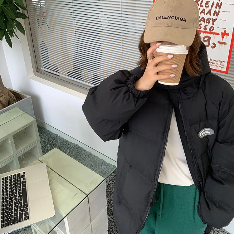 Korean Version of Short Lightweight Down Jacket Female New White Eiderdown Small Man Thick Bread Clothing Winter  Comfortable