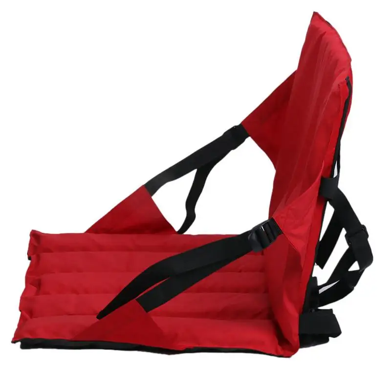 Seat Folding Bleacher Chair With Back Support Bleachers Lawns Backyards Camping Fishing Seat Cushion
