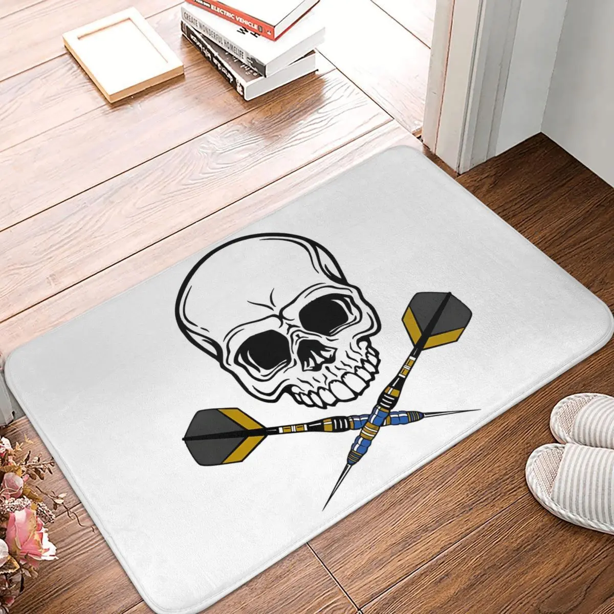 

Дротики, строительные дротики, противоскользящий Придверный коврик со стрелками, кухонный коврик, коврик с черепом, напольный ковер, коврик для домашнего декора