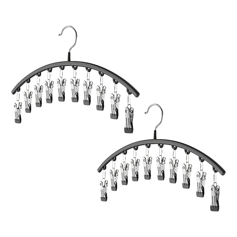 

Legging Organizer For Closet, Yoga Pants Hangers 2 Pack, Hangers Space Saving Hanging Closet Organizer, Black