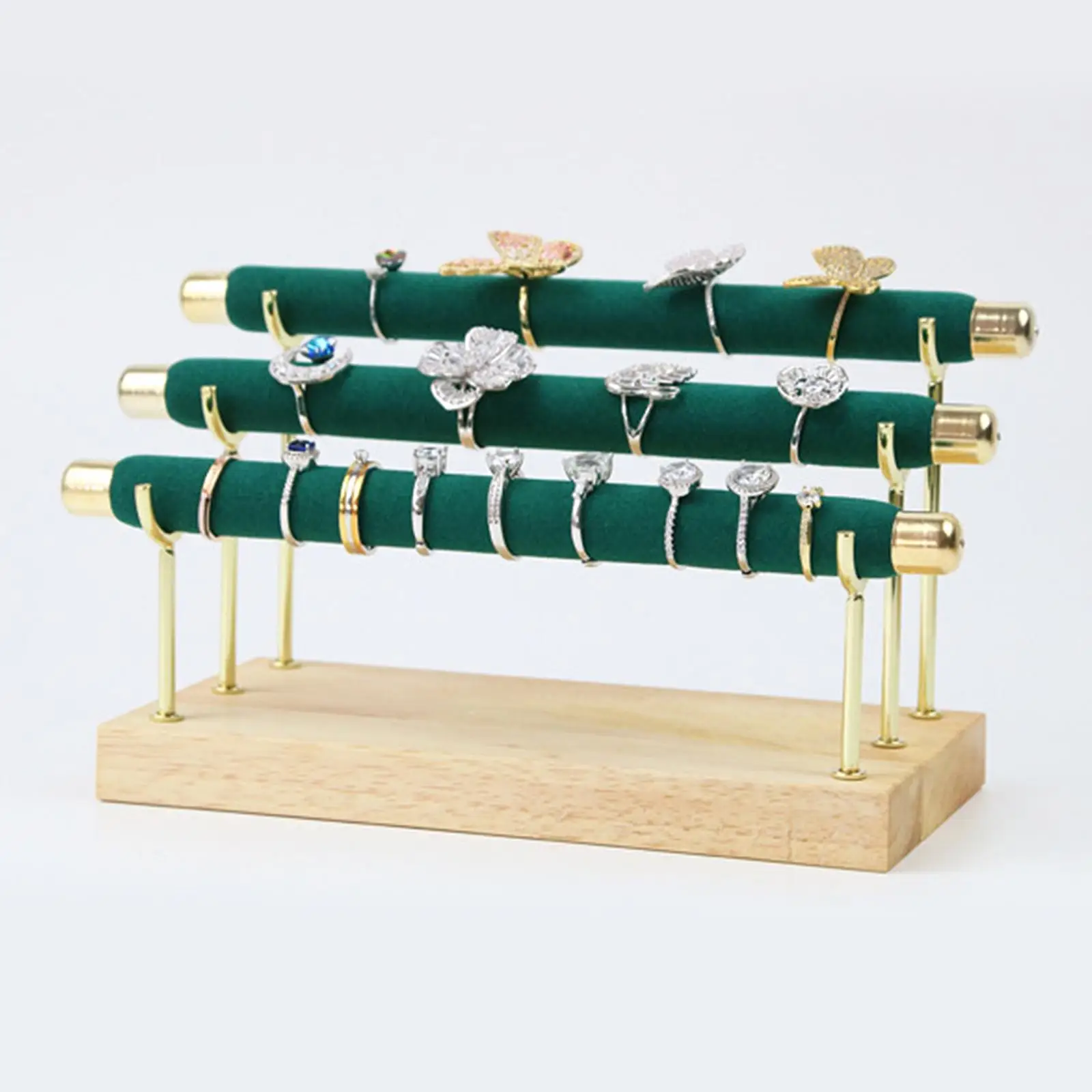 

Three Tier Jewelry Display Stand Simple Wrist Watch Storage for Girls Gifts