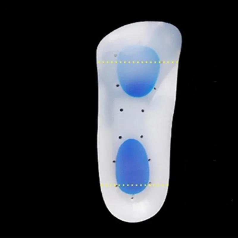 Seven- Point Silicone Insole For Flat Feet Arch Support Orthopedic Insole Plantar Fasciitis Pain Relief Foot Care Metatarsal Pad
