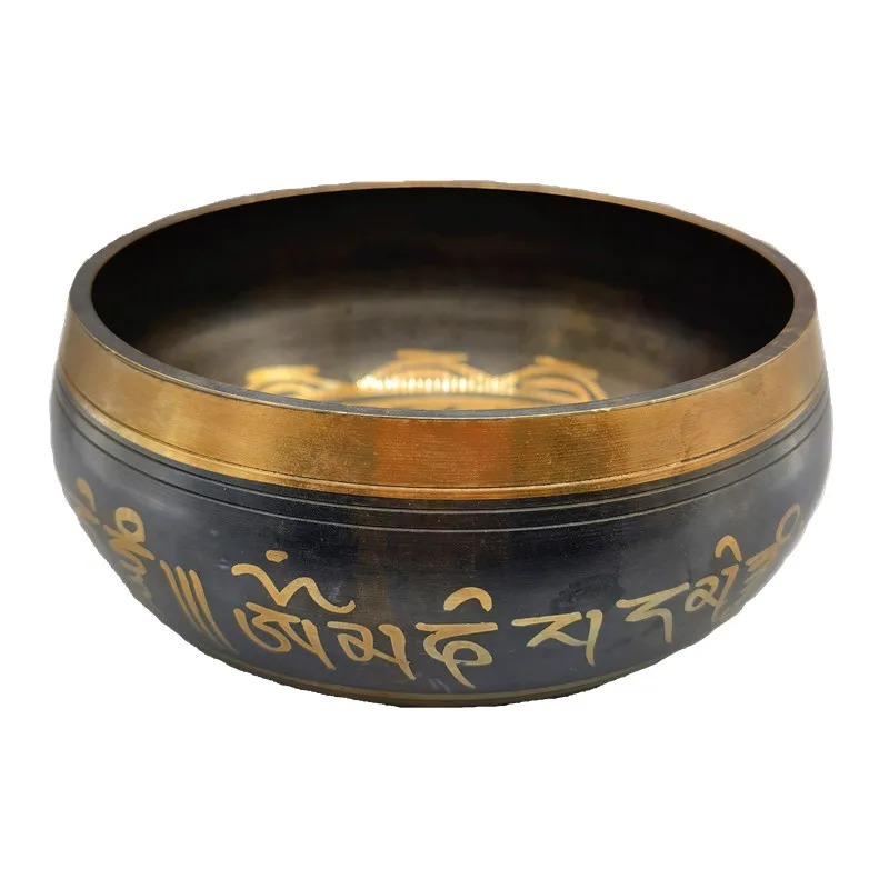 

Терапевтическая тибетская поющая чаша, медные чаши ручной работы для пения из Непала, аксессуары для медитации, массажа, йоги