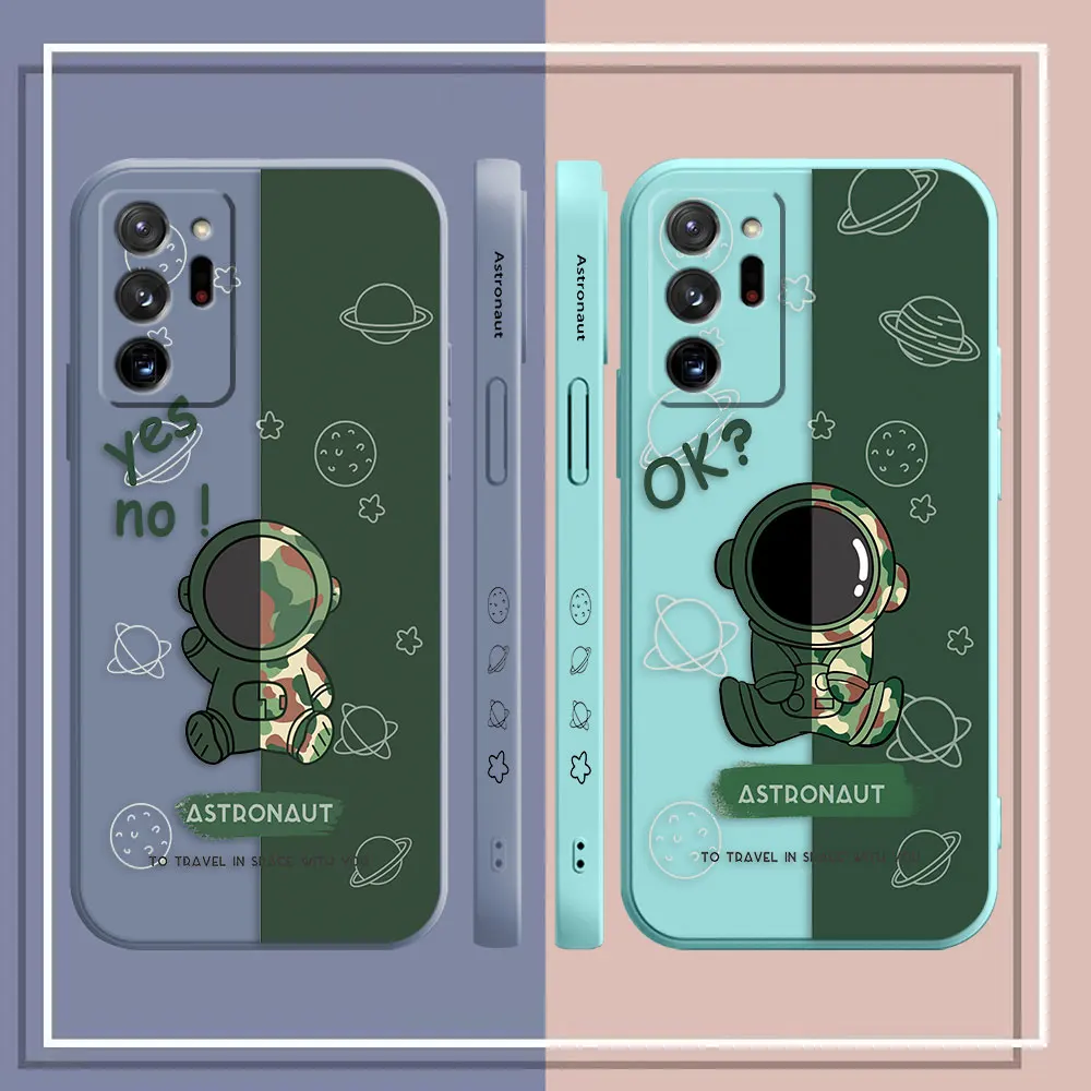 Case For Samsung Galaxy A90 A80 A70 A60 A50 A40 A30 A20S A20 Note 20 10 M33 Pro Plus Lite Ultra 4G 5G Case  Astronaut Camouflage