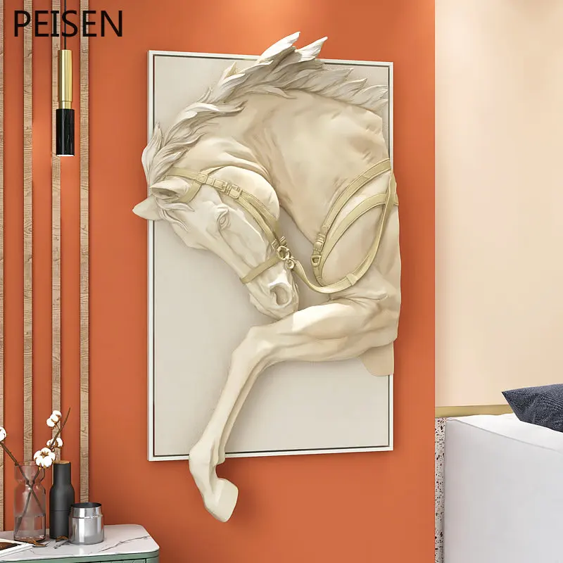 

Decorative Painting of The Entrance, Living Room, Sofa, Background Wall, 3D Relief Light Luxury Restaurant Bedroom Bedside Mural