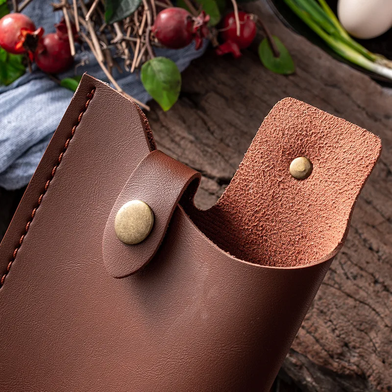 Защитная кобура для кухонных ножей с кожаным футляром