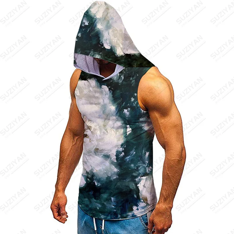 

Мужская Летняя приталенная Майка № 1, однотонная белая приталенная одежда для бодибилдинга