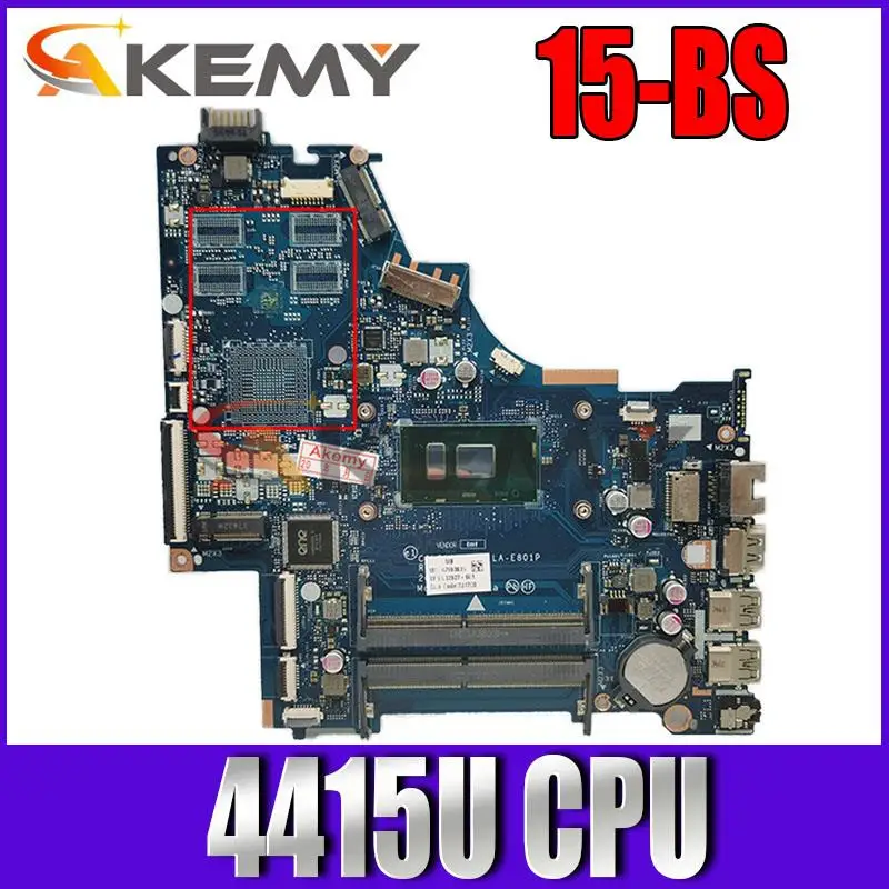 

For HP 15-BS Laptop motherboard 938833-601 938006-601 938006-501 938006-001 CSL50 CSL52 LA-E801P Mainboard With SR348 4415U