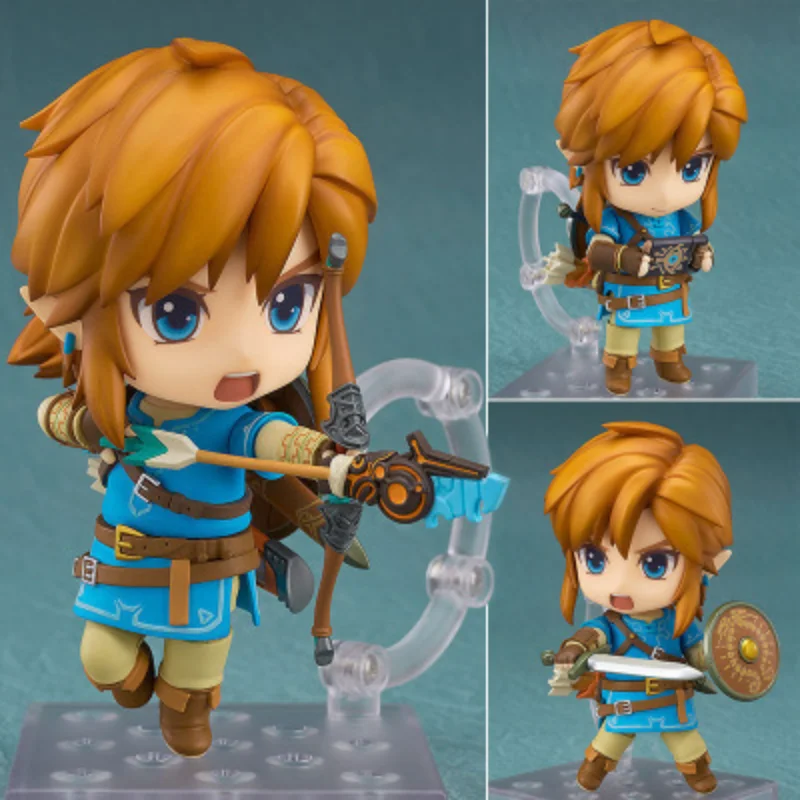 

The Legend Of Zelda Breath Of The Wild Ver. #733 Link Action Figure 10cm PVC Kawaii Figurine Anime Model Toys Kawaii Decor Gifts