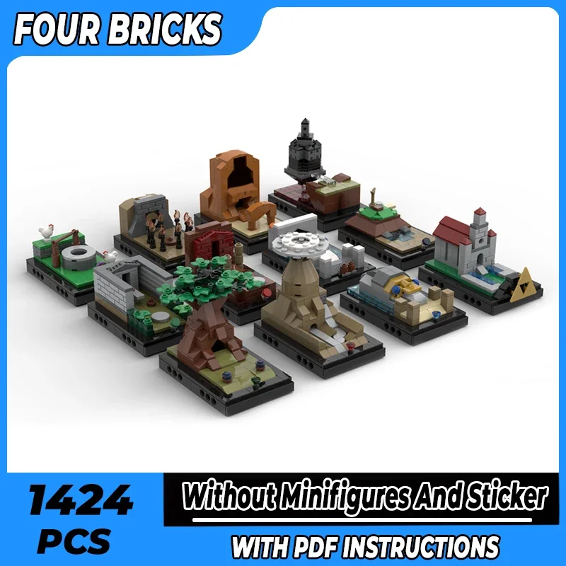 Популярная игровая модель Moc строительные кирпичи странная темная технология