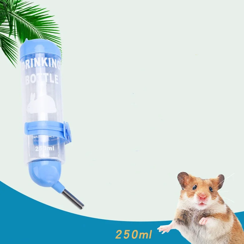 

250 мл новая модель, круглая головка, бутылка для воды для хомяка, Герметичная Бутылка для питьевой воды защита от укусов Rabbit Totoro