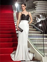 mermaid trumpet all celebrity styles inspired by cannes film festival formal evening military ball dress spagh