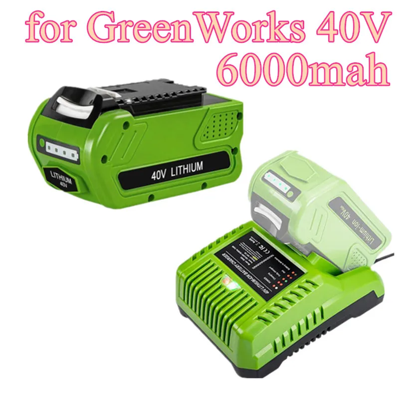 

Сменный литиевый аккумулятор для GreenWorks 40 в 6000 мАч