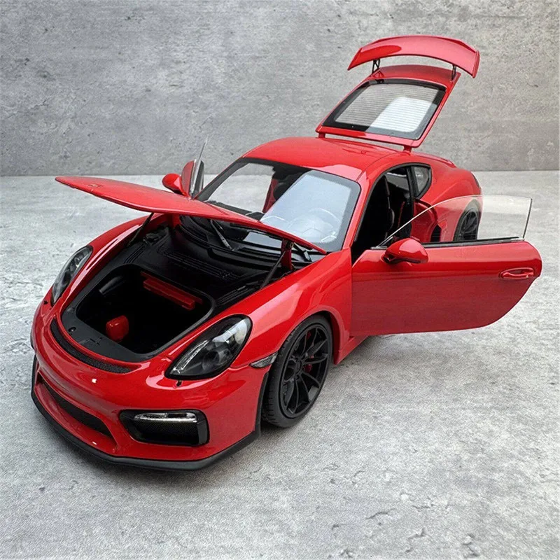 Фото Металлическая модель автомобиля Schuco Porsche 911 Targa 4 Cayman GT4 в масштабе 1:18 №4