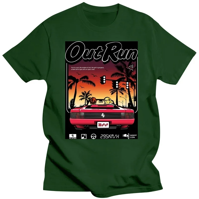 Винтажная хлопковая футболка с короткими рукавами