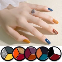 3 colors solid cream color gel nail polish soak off uv led lamp gel varnish painting nail tips gel for manicures nail art supply