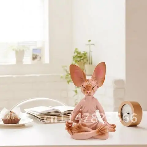 Фигурки коллекционные миниатюрные украшения домашний декор Сфинкс Кошка