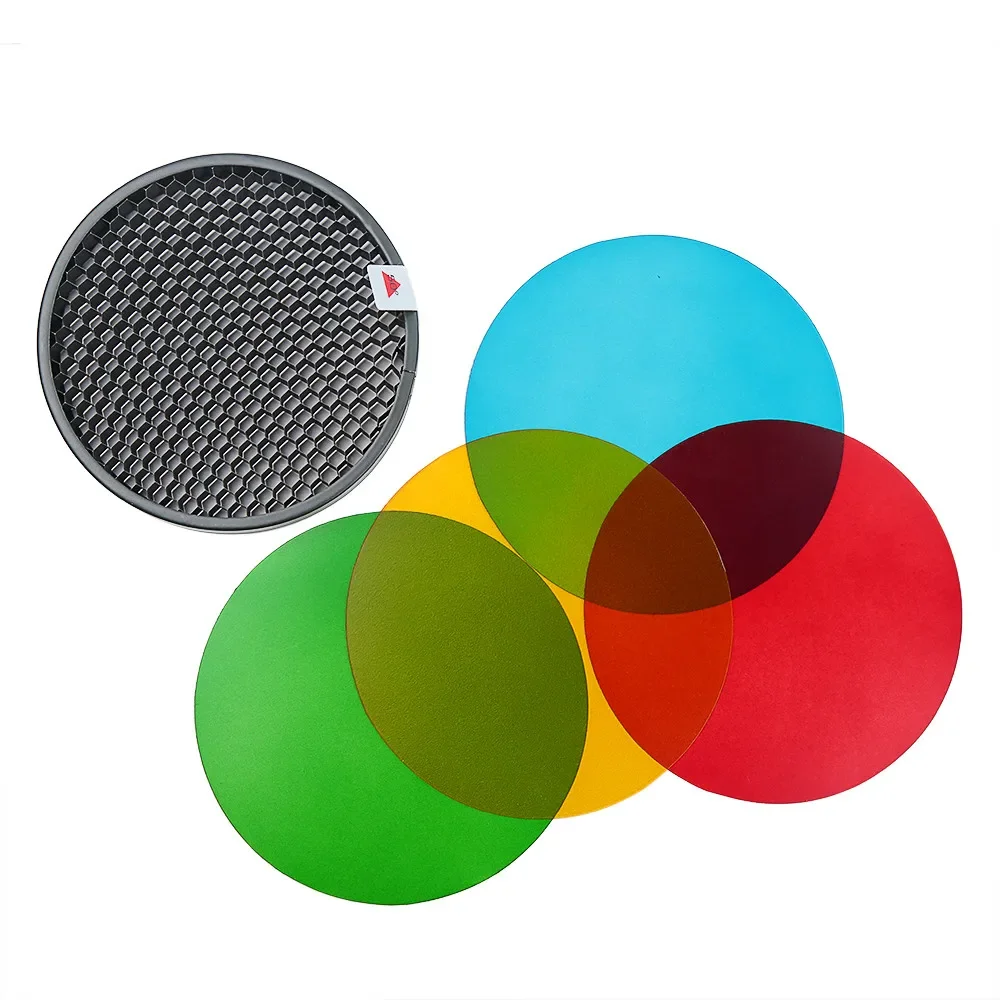 Godox AD-S11 4-х цветных гелевых фильтров для фотографий с сотовой сеткой комплект