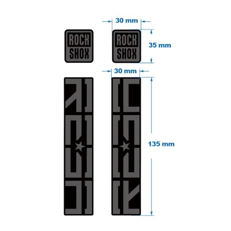 Велосипедная наклейка с вилкой спереди для 2020 Rock Shox Reba MTB Дорожная велосипедная