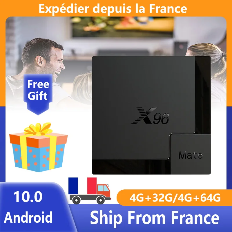 

Приставка Смарт-ТВ X96 Mate, Android 2,4, поддержка ГГц/5G, Wi-Fi, Allwinner H616, 4 + 64 ГБ, BT5.0