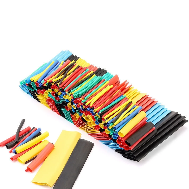 

50 Sets Heat Shrink Tubing Insulation Shrinkable Tube Assortment Electronic Polyolefin Wire Cable Sleeve Kit Heat Shrink Tube