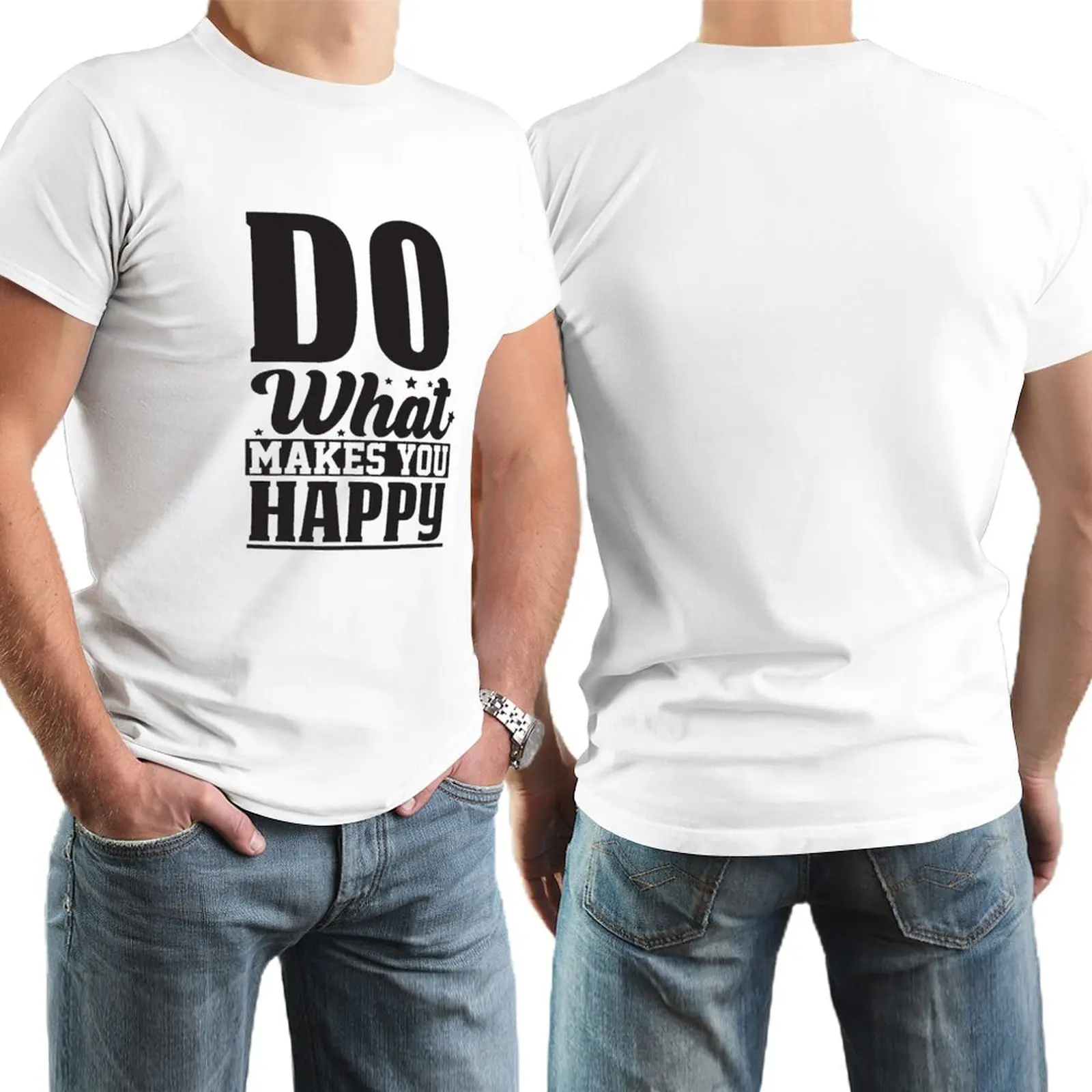 

Футболка мужская с вдохновляющим принтом, Повседневная Уличная тенниска из чистого хлопка, модный однотонный топ для женщин и мужчин, одежда для улицы