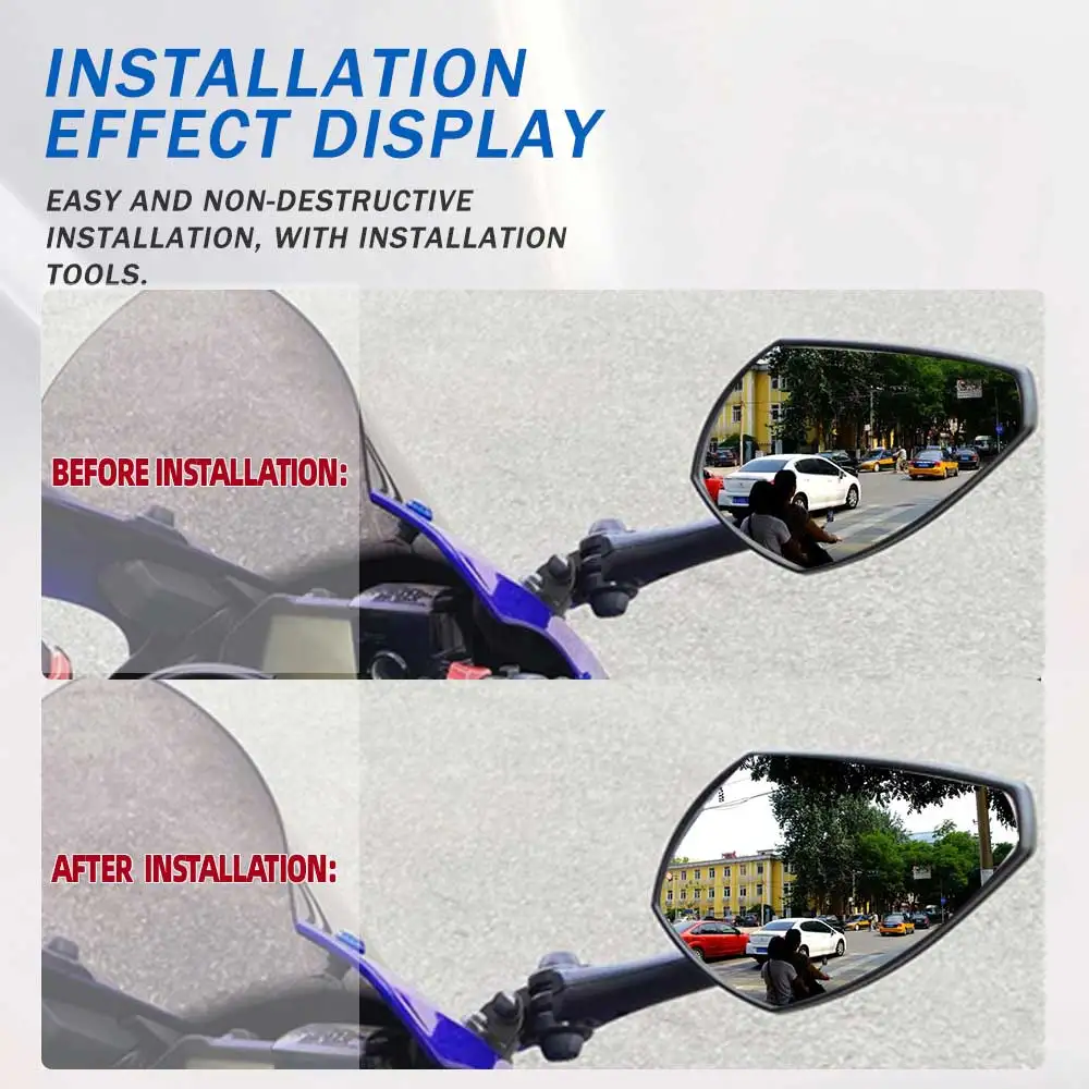 Широкоугольные зеркала заднего вида для HONDA CBR650R CBR500R CBR 650 R 650R CB 500 боковые