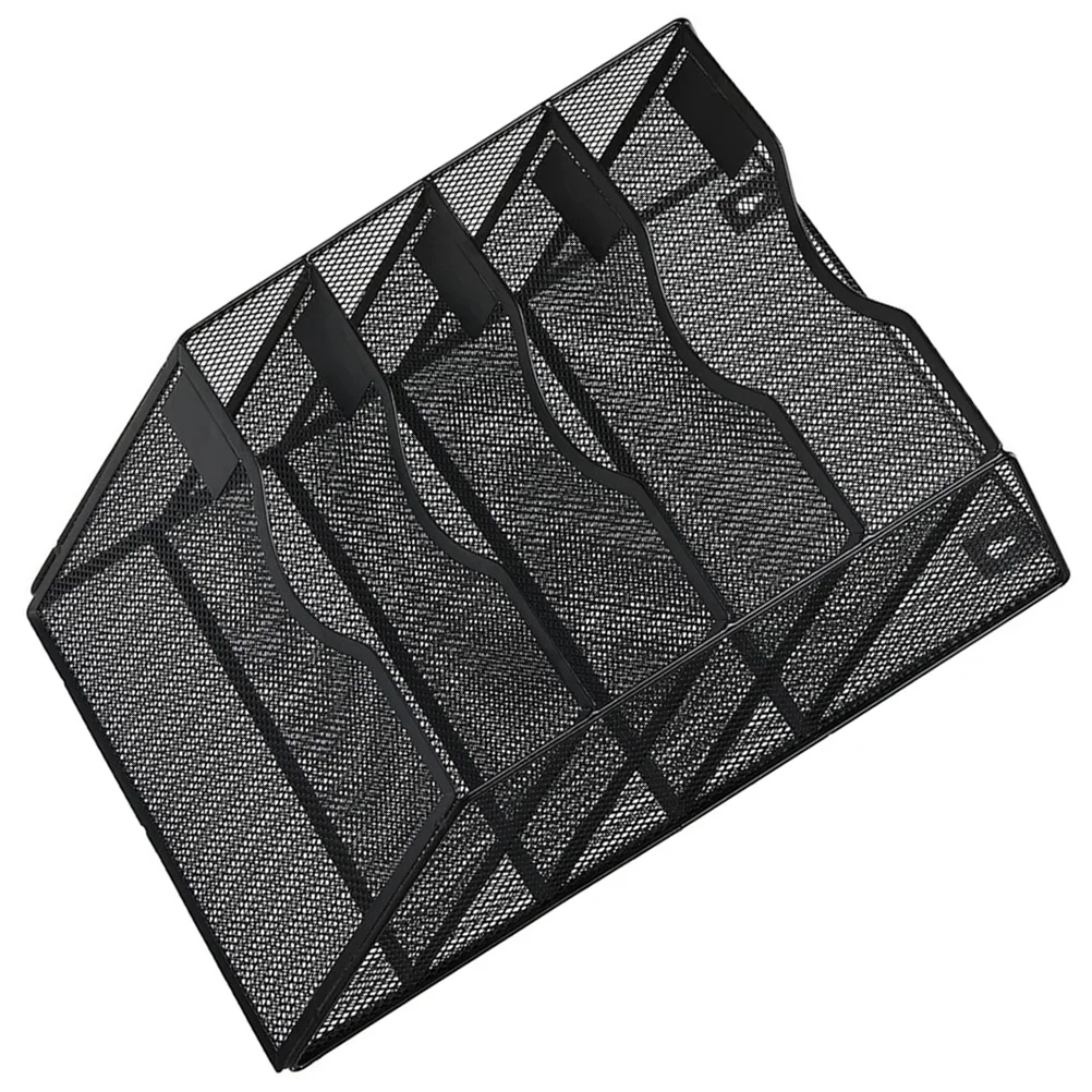 

File Folder Desk Organizer Folders Mesh Document Holder Wall Hanging Multi-use Pamphlets Stand