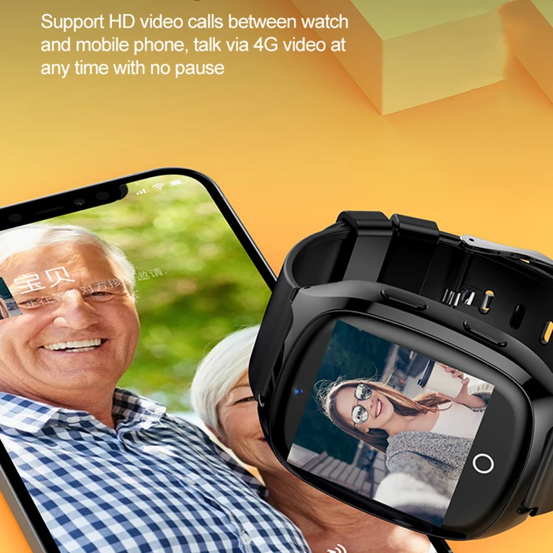 Хит продаж умные часы с 4G Android для пожилых людей GPS сенсорная камера